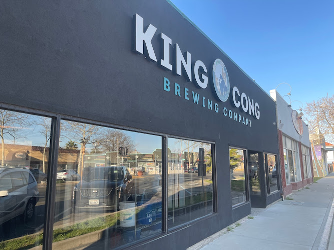King Cong Brewing Company exterior view showcasing professional restaurants services in Sacramento, California
