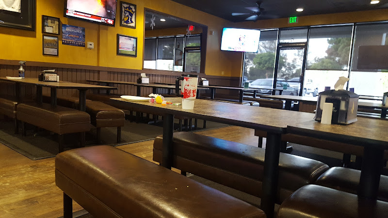 Lamppost Pizza exterior view showcasing professional restaurants services in Fountain Valley, California