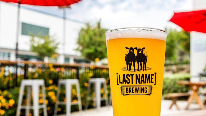 Last Name Brewing exterior view showcasing professional Brewery services in Upland, California