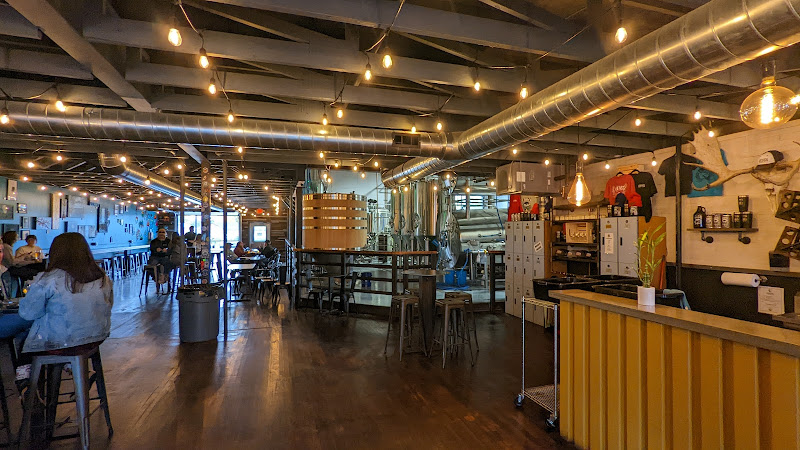 Latitude 65 Brewing Company exterior view showcasing professional Brewery services in Fairbanks, Alaska