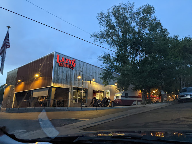 LazyG Brewhouse exterior view showcasing professional restaurants services in Prescott, Arizona