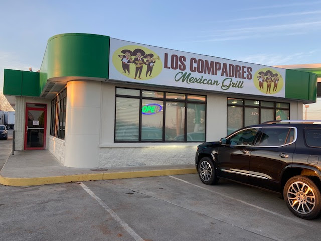 Los Compadres Mex Grill exterior view showcasing professional restaurants services in Hazel Green, Alabama