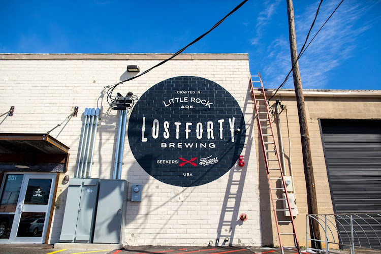 Lost Forty Brewing exterior view showcasing professional Brewery services in Little Rock, Arkansas