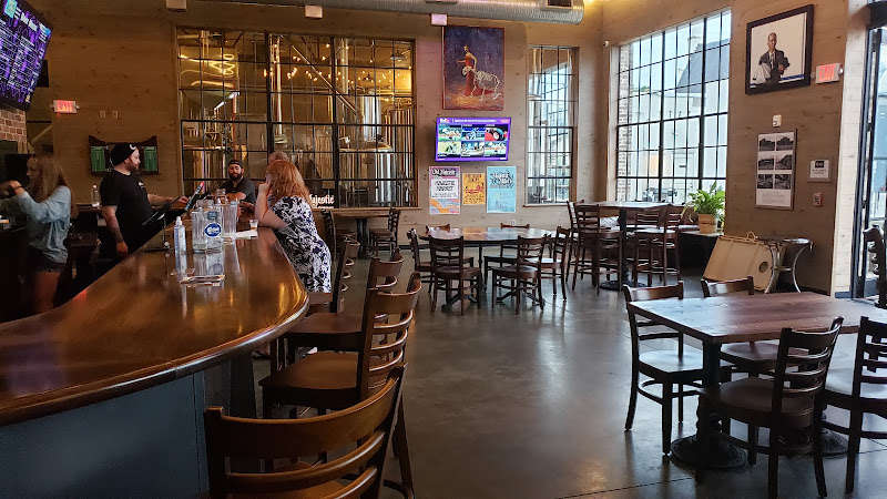 Old Majestic Brewing exterior view showcasing professional Brewery services in Mobile, Alabama