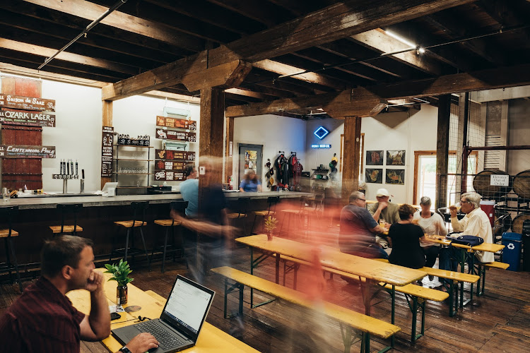 Ozark Beer Company exterior view showcasing professional Brewery services in Rogers, Arkansas