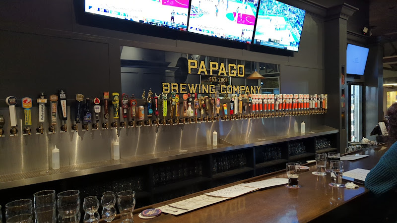 Papago Brewing Co. exterior view showcasing professional restaurants services in Mesa, Arizona