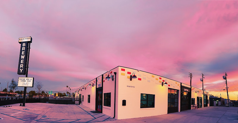 Radiant Beer Co. exterior view showcasing professional Brewery services in Anaheim, California