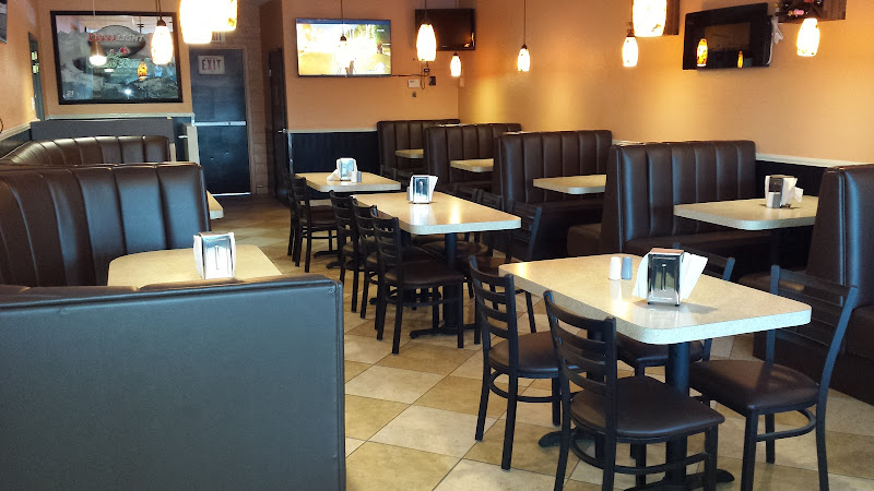 Red Baron Pizza exterior view showcasing professional restaurants services in Barstow, California