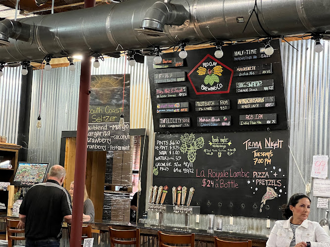 Red Clay Brewing Company exterior view showcasing professional Brewery services in Opelika, Alabama