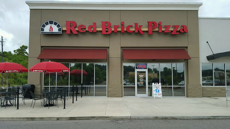 RedBrick Pizza exterior view showcasing professional restaurants services in Enterprise, Alabama