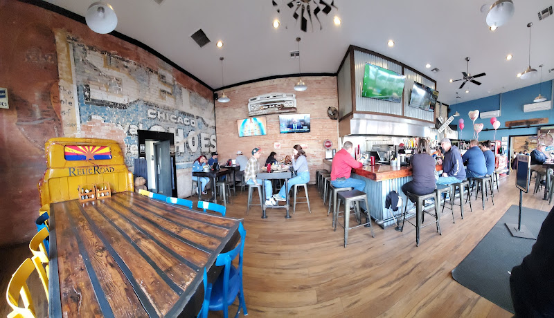 RelicRoad Brewing Company exterior view showcasing professional restaurants services in Winslow, Arizona