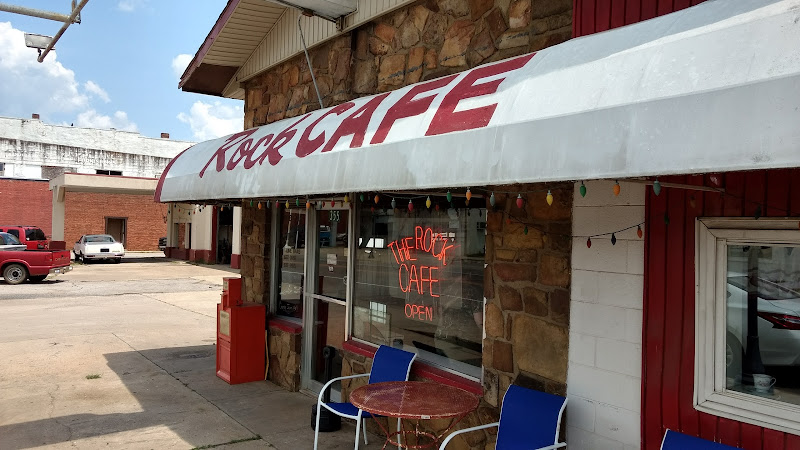 Rock Cafe exterior view showcasing professional restaurants services in Waldron, Arkansas