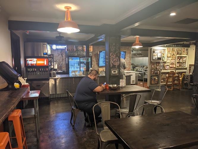 Rocket Dog Brats and Brew- Fresno exterior view showcasing professional restaurants services in Fresno, California