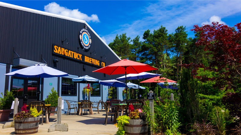 Saugatuck Brewing Company exterior view showcasing professional Brewery services in Douglas, Michigan