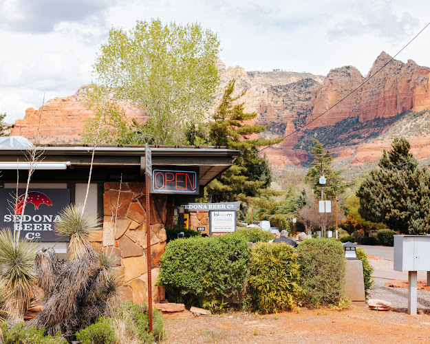 Sedona Beer Company exterior view showcasing professional Brewery services in Sedona, Arizona