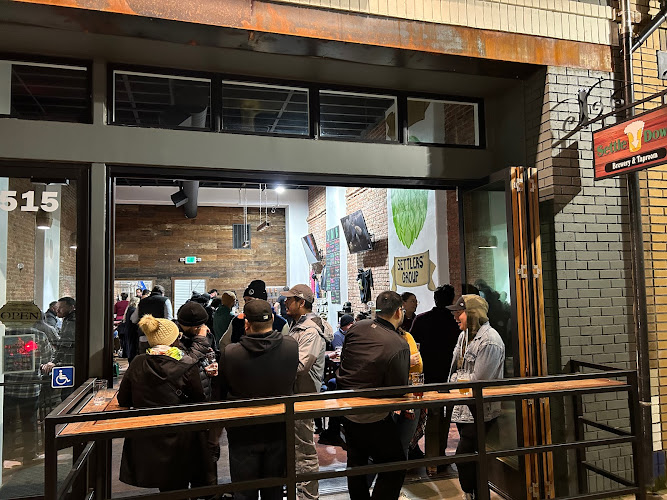 Settle Down Brewery & Taproom exterior view showcasing professional Brewery services in Gilroy, California