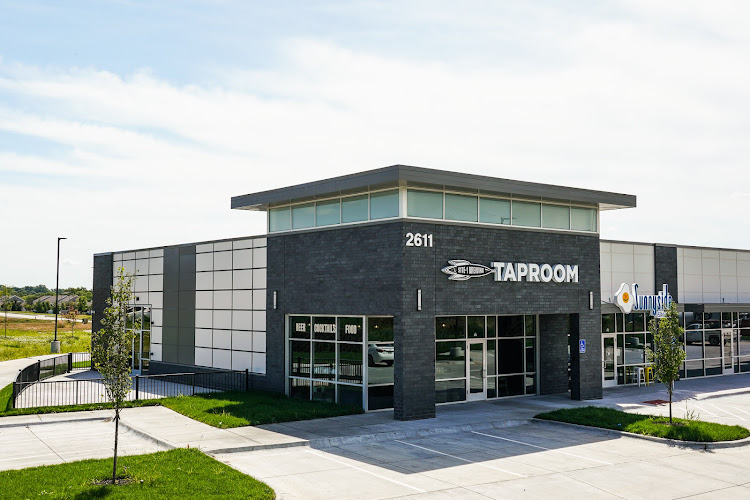 Site-1 Taproom exterior view showcasing professional restaurants services in Elkhorn, Nebraska