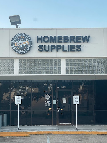 Sitta Brew Hub exterior view showcasing professional Brewing supply store services in Houston, Texas