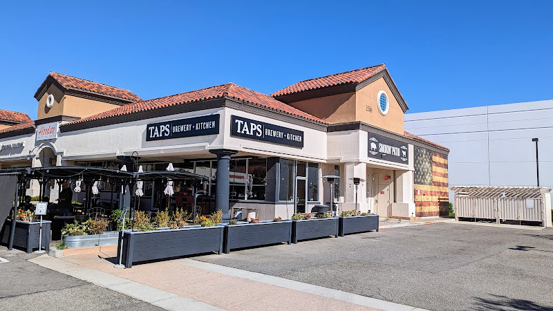 TAPS Brewery + Kitchen exterior view showcasing professional restaurants services in Yorba Linda, California