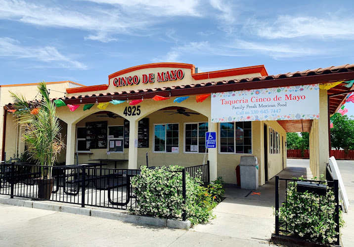 Taqueria Cinco De Mayo exterior view showcasing professional restaurants services in Olivehurst, California
