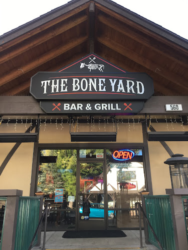 The Bone Yard Bar & Grill exterior view showcasing professional restaurants services in Big Bear Lake, California