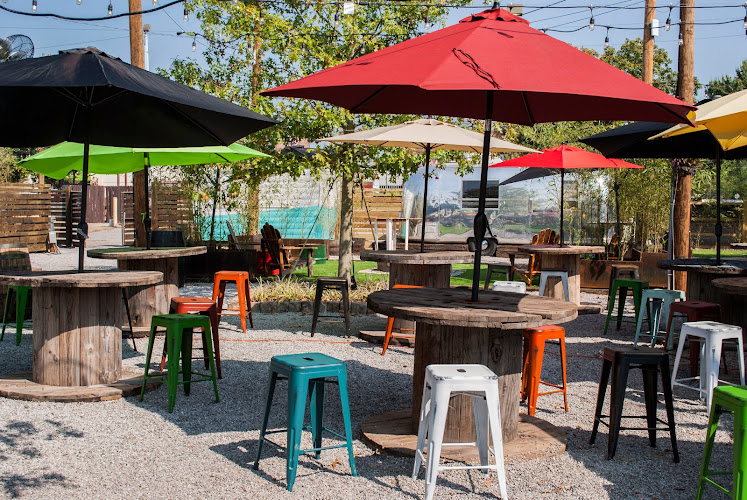 The Camp exterior view showcasing professional restaurants services in Huntsville, Alabama