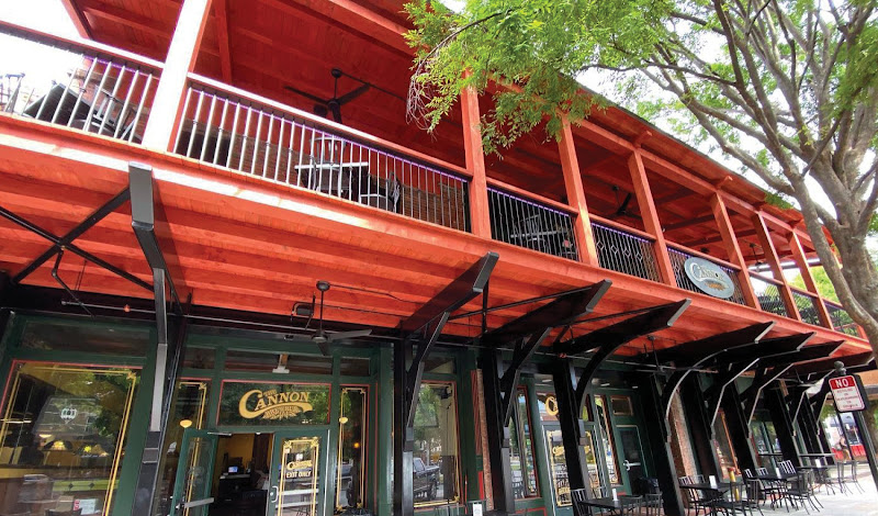 The Cannon Brew Pub exterior view showcasing professional restaurants services in Columbus, Georgia