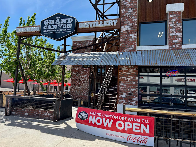 The Grand Canyon Brewing + Distillery exterior view showcasing professional restaurants services in Kingman, Arizona