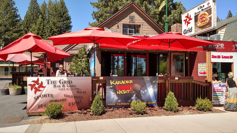 The Grid Bar & Grill exterior view showcasing professional restaurants services in Kings Beach, California