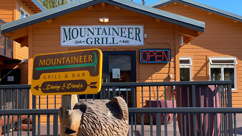 The Mountaineer Grill & Bar exterior view showcasing professional restaurants services in Denali National Park and Preserve, Alaska