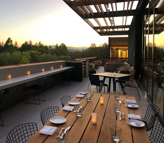 The Rooftop exterior view showcasing professional restaurants services in Healdsburg, California