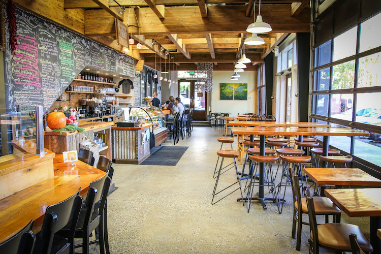 Three Forks Bakery & Brewing Co. exterior view showcasing professional restaurants services in Nevada City, California