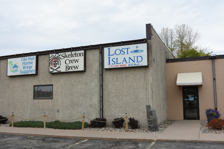 Tiki Hut Home Brew Supplies exterior view showcasing professional Brewing supply store services in Onalaska, Wisconsin