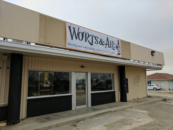 Worts and All exterior view showcasing professional Brewing supply store services in Columbia, Missouri
